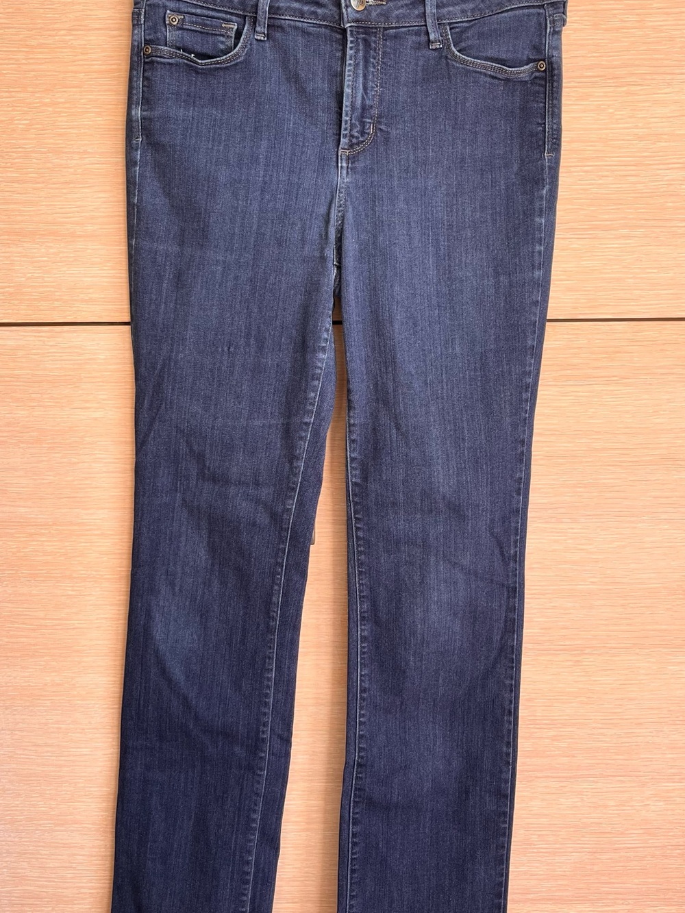 NYDJ Women’s Dark Blue Marilyn Straight Leg Jeans